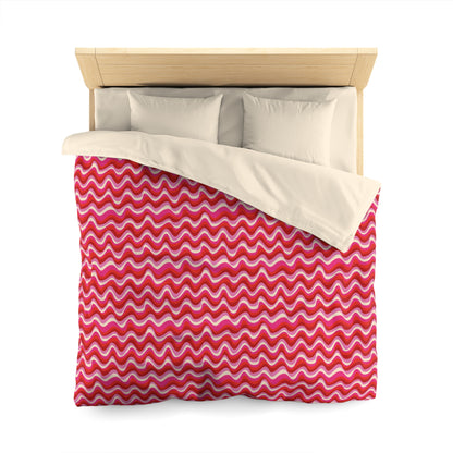 Blush Frequency Microfiber Duvet Cover