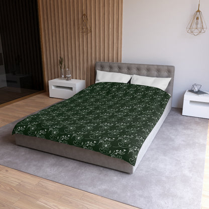 Flowers & Butterflies Microfiber Duvet Cover