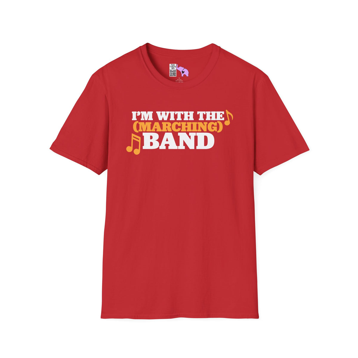 I'm With The (Marching) Band Adult T-shirt