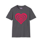 Layered Hearts Adult T-shirt