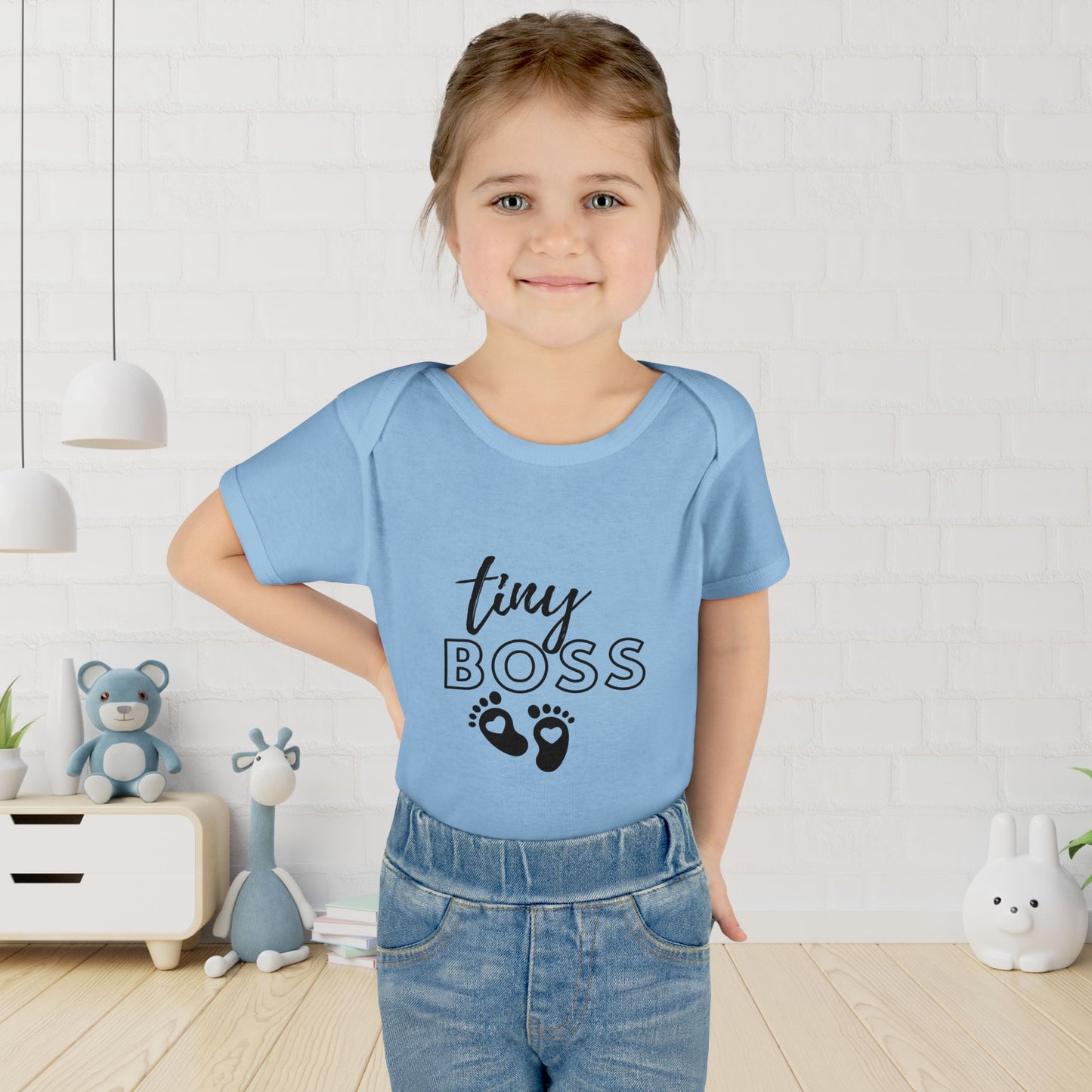 Tiny Boss Infant Baby Rib Bodysuit