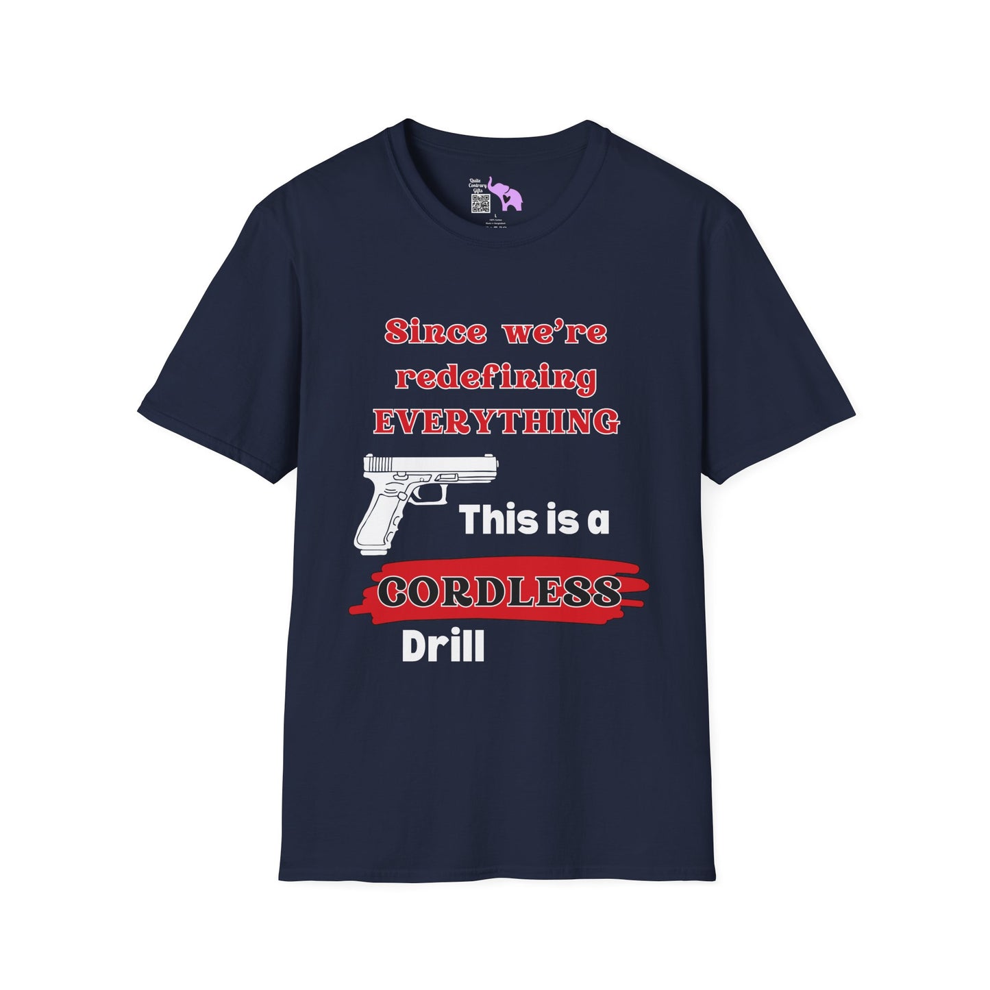 2A Redefining Gun as a Cordless Drill Adult T-shirt