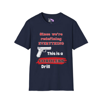 2A Redefining Gun as a Cordless Drill Adult T-shirt