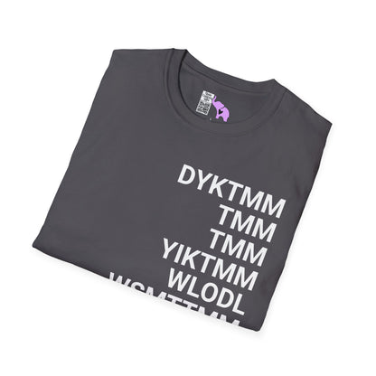 Do You Know The Muffin Man Abbreviation Adult T-shirt