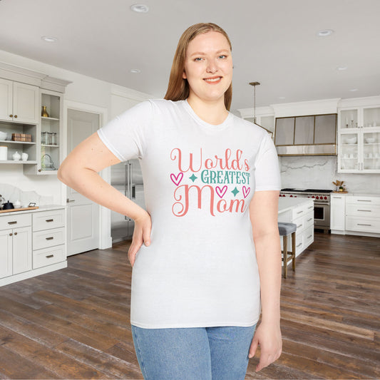 World's Greatest Mom Adult T-shirt