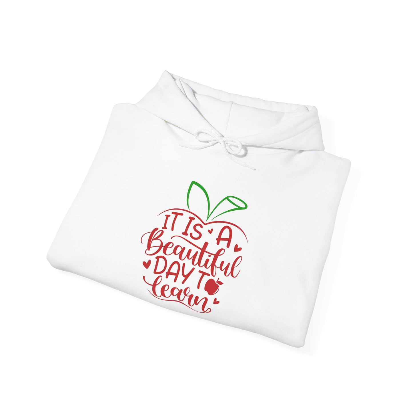 It's A Beautiful Day To Learn Heavy Blend™ Hooded Sweatshirt