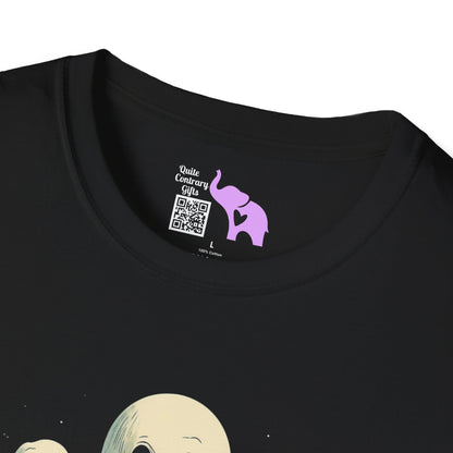 Creepy Ghost 14 Adult T-shirt
