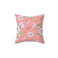 Jasmine Blush Garden Throw Pillow