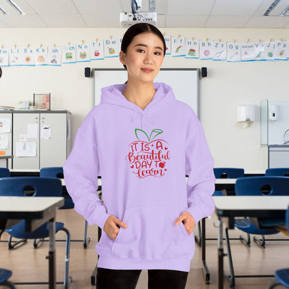 It's A Beautiful Day To Learn Heavy Blend™ Hooded Sweatshirt