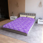 Lavender Peony Symphony Microfiber Duvet Cover