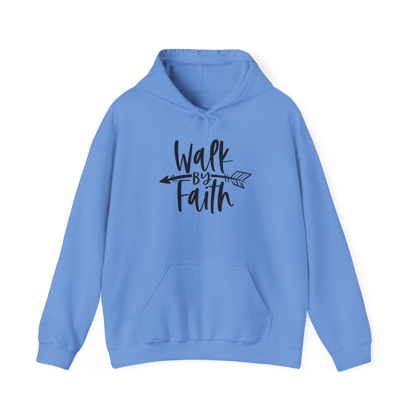 Walk By Faith Heavy Blend™ Hooded Sweatshirt