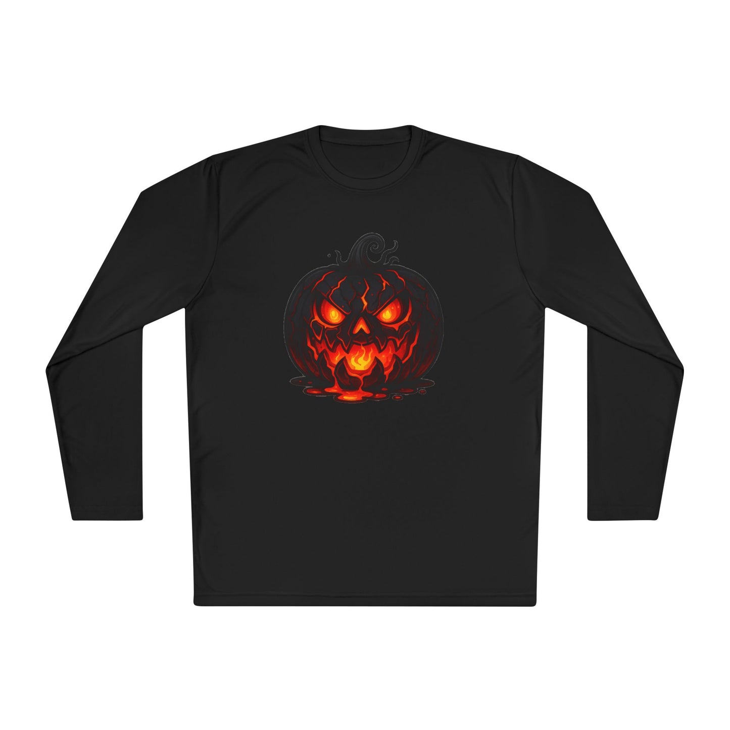 ""Inferno Jack-O’-Lantern Adult Long Sleeve Tee