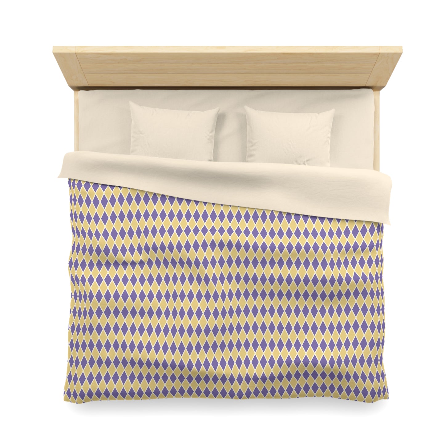 Violet & Sun Harlequin Microfiber Duvet Cover