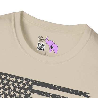 Best Dad Ever (Flag) Adult T-shirt