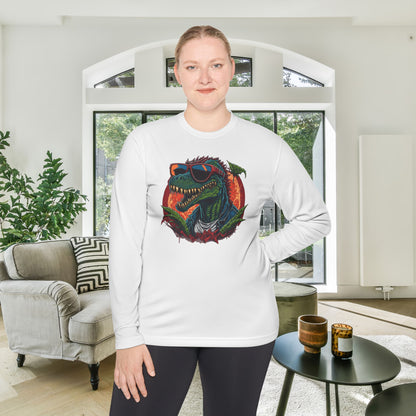 Cool Dinosaur Adult Long Sleeve Tee