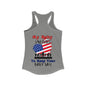 My Baby Enlisted to Keep Your Baby Safe Women's Ideal Racerback Tank