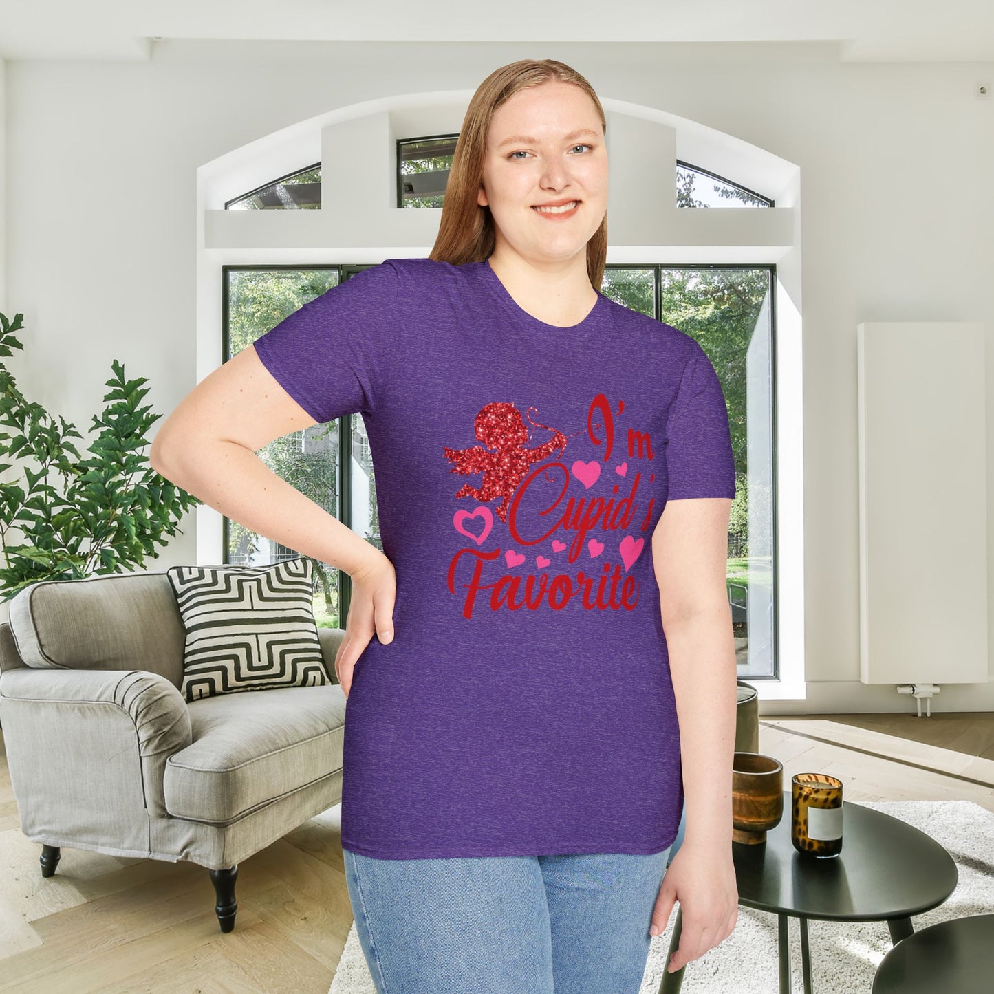 I'm Cupid's Favorite Adult Unisex Tshirt