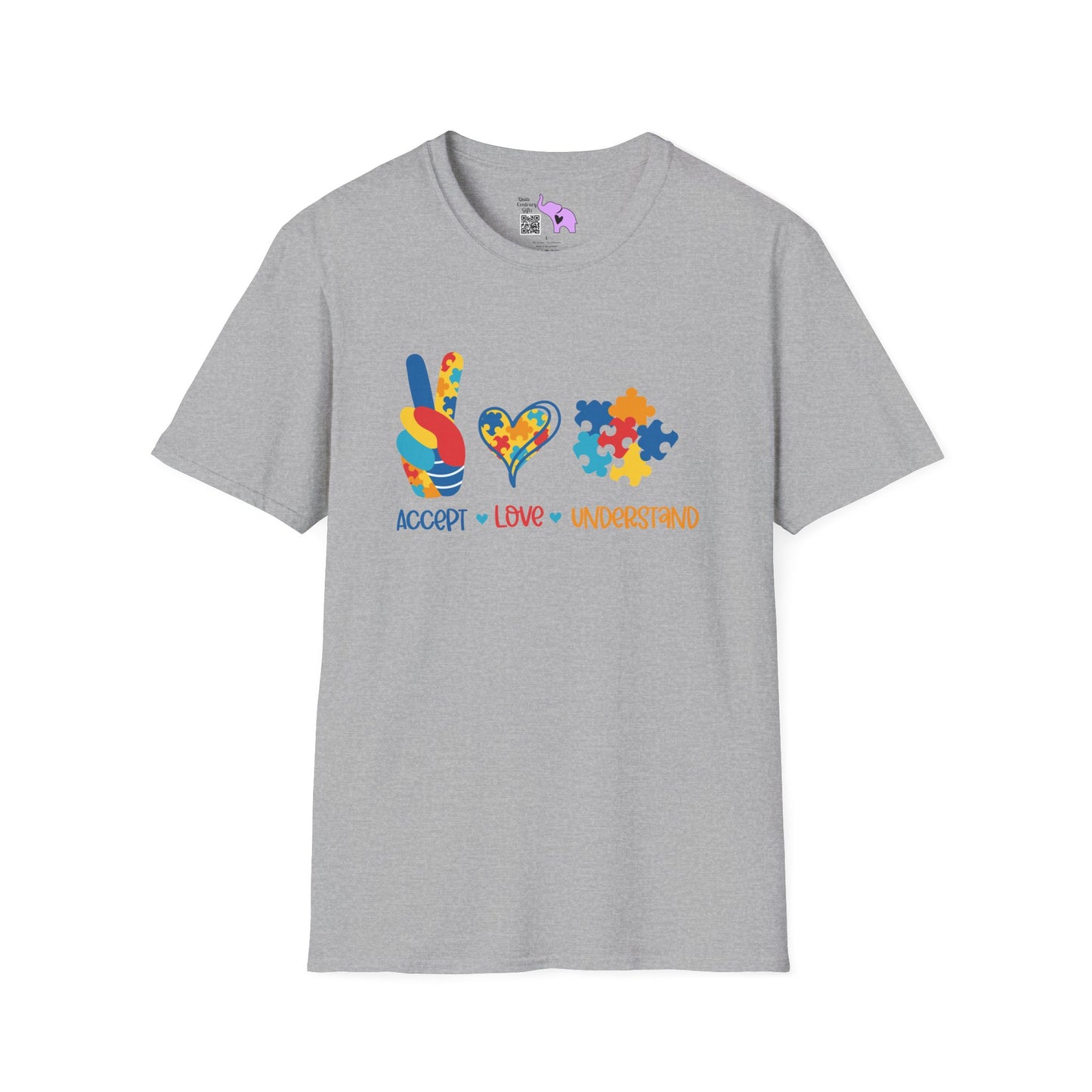 Autism Accept Love Understand Adult T-shirt