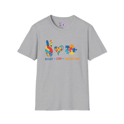 Autism Accept Love Understand Adult T-shirt