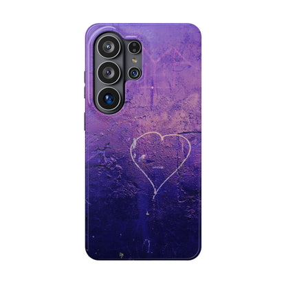 Purple Heart Wall MagSafe® Compatible Tough Case for iPhone