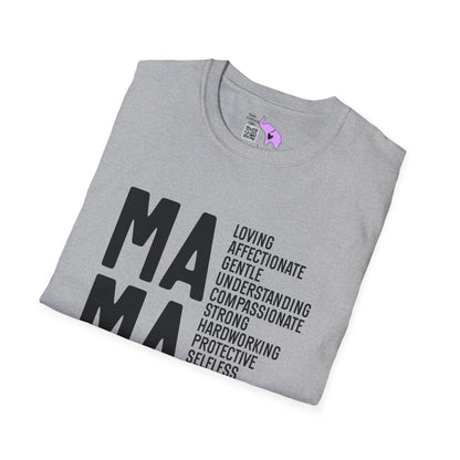 Mama Qualities Adult T-shirt