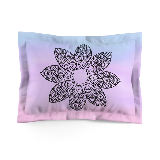Serene Bloom Microfiber Pillow Sham