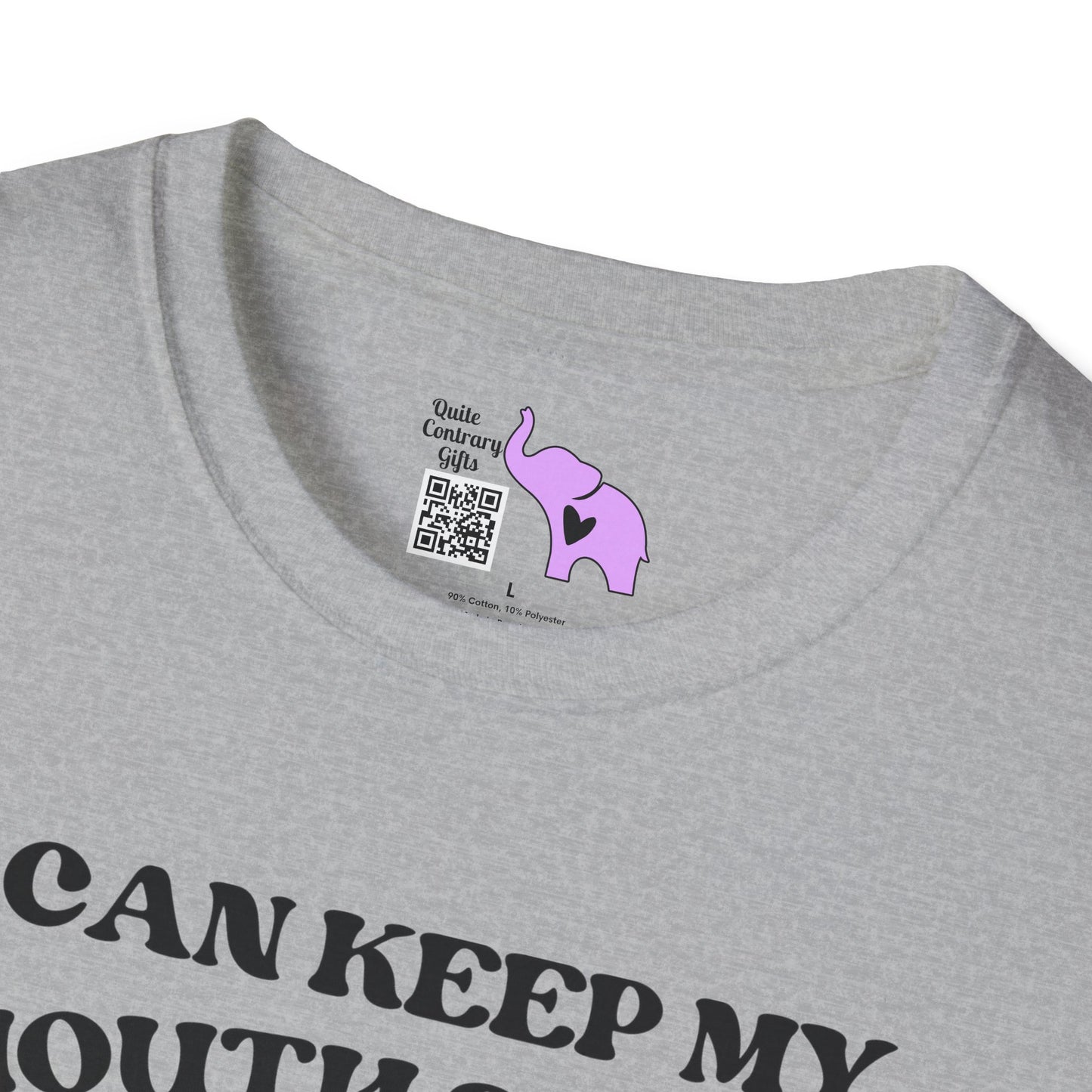 I Can Keep My Mouth Shut, But You Can Read The Subtitles On My Face Adult T-shirt