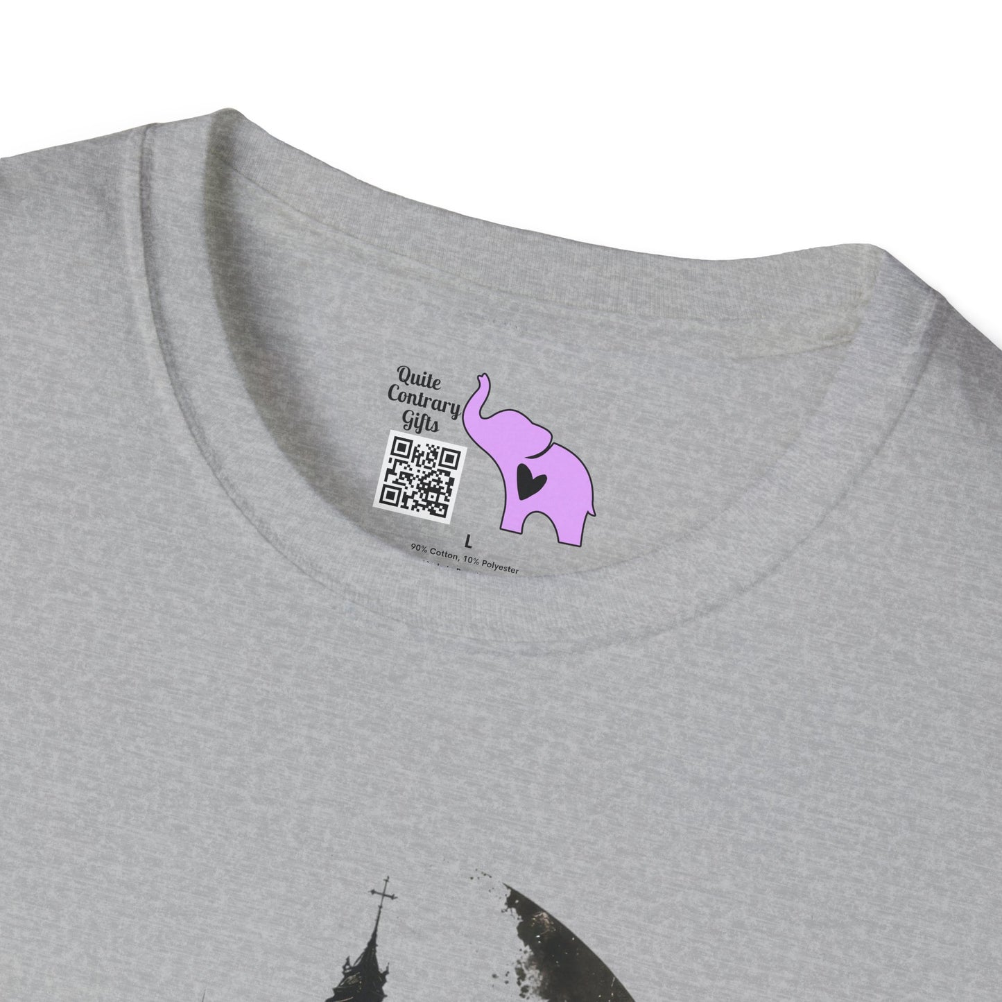 Halloween Haunted House Adult T-shirt