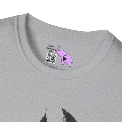 Halloween Haunted House Adult T-shirt