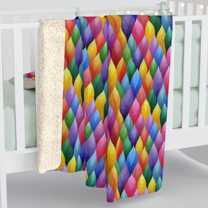 Vivid Vortex Fleece Blanket