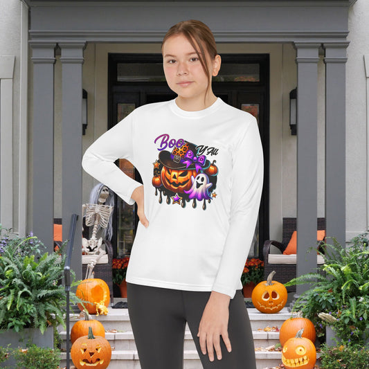 Boo Y'all Youth Long Sleeve Tee