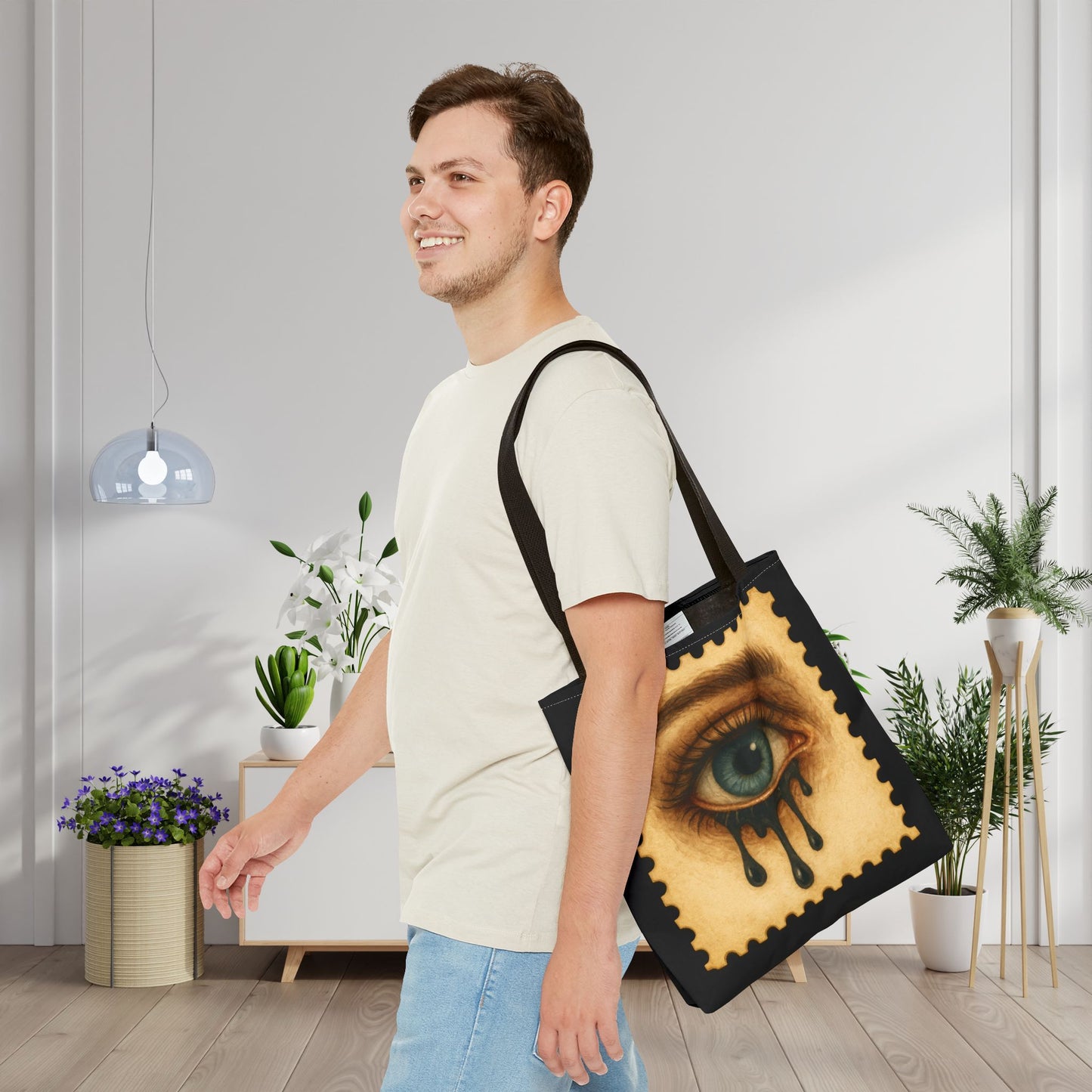 Drip Gaze Canvas Tote Bag