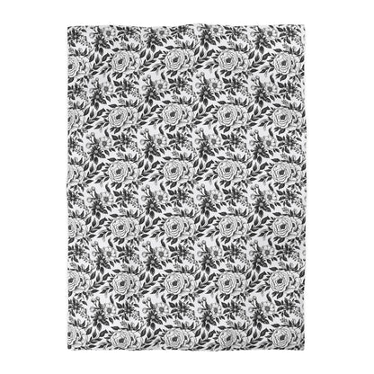 Whispering Blooms Microfiber Duvet Cover