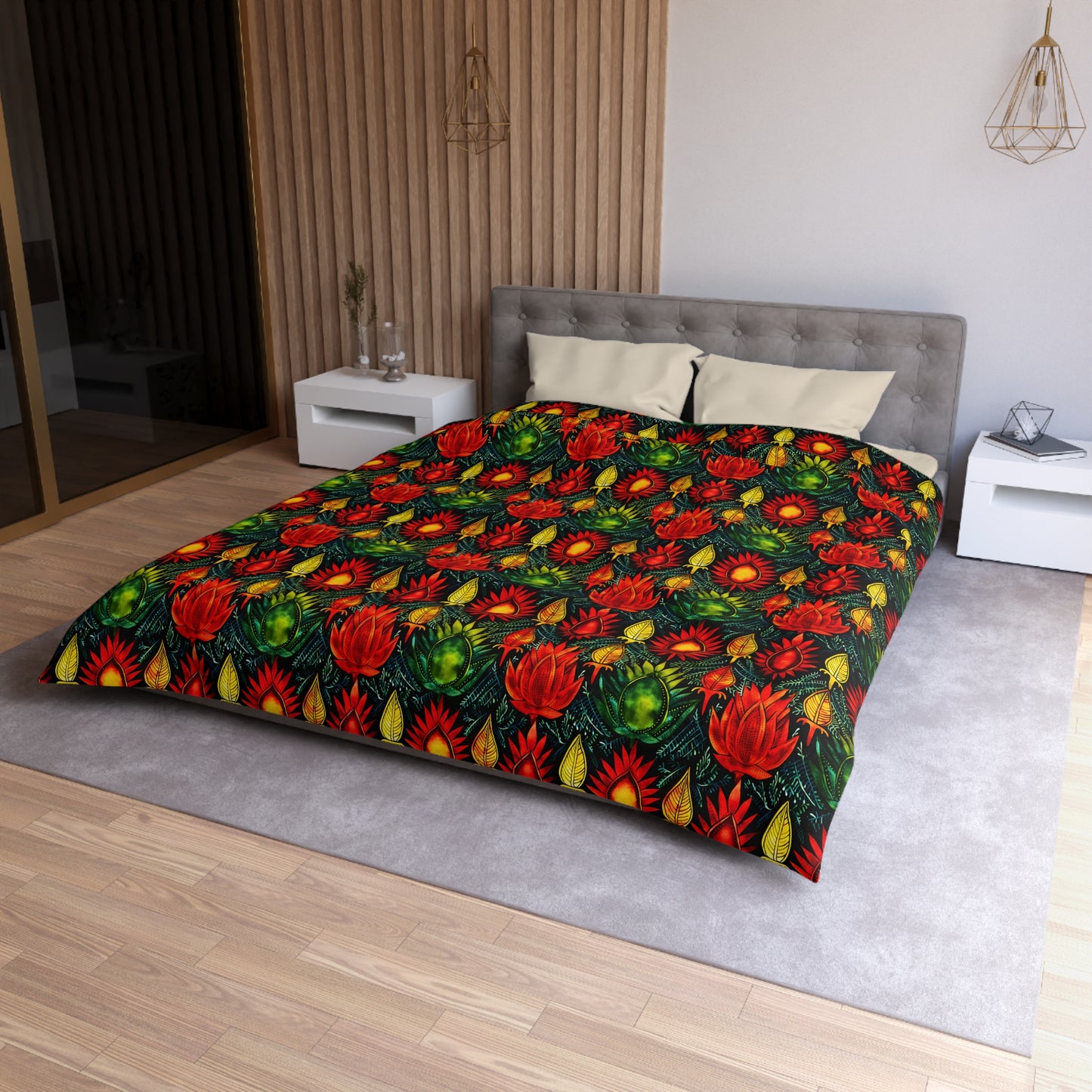 Joyful Burst Microfiber Duvet Cover