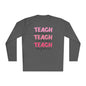 Teach Compassion, Kindness, Confidence Adult Long Sleeve Tee