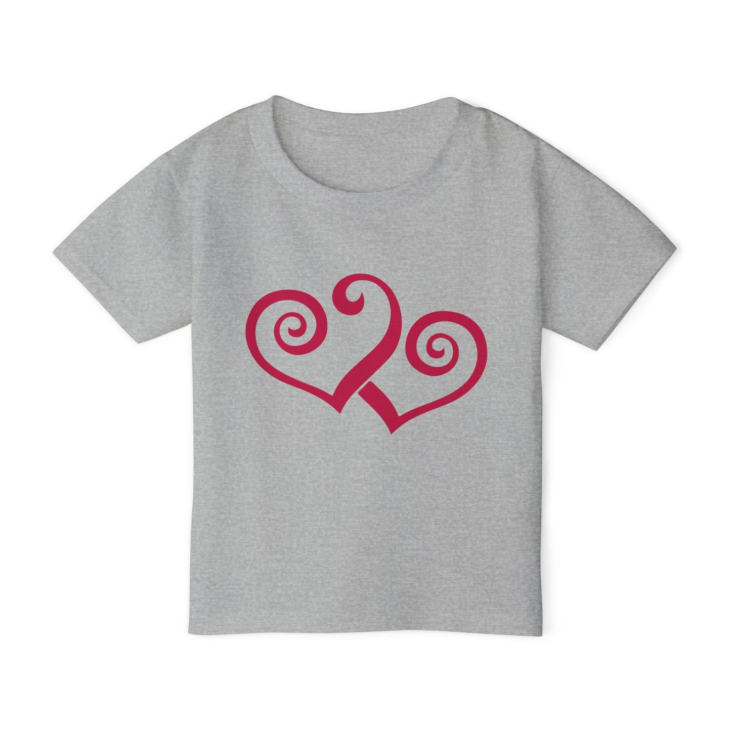 Double Hearts Heavy Cotton™ Toddler T-shirt