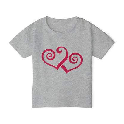 Double Hearts Heavy Cotton™ Toddler T-shirt