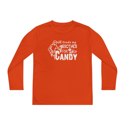 Will Trade My Brother For Candy Youth Long Sleeve Tee