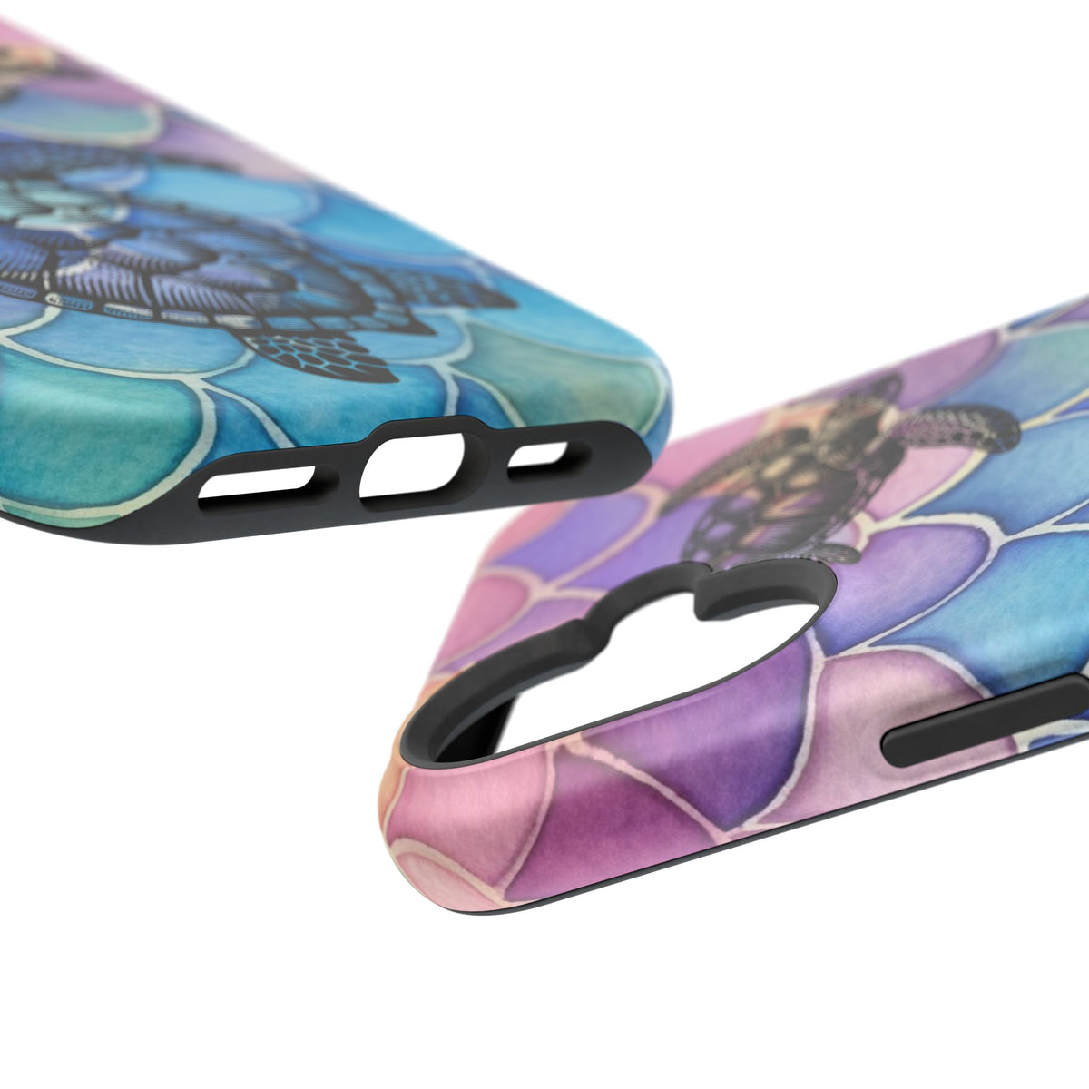 Sea Turtle Silhouette MagSafe® Compatible Tough Case for iPhone