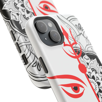 Goddess Durga Mata w/Manala MagSafe® Compatible Tough Case for iPhone