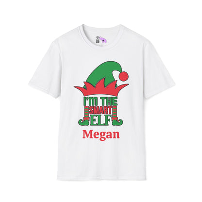 I'm The Smart Elf Personalized Adult T-shirt