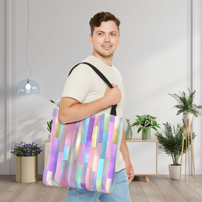 Enchanted Mosaic Canvas Tote Bag