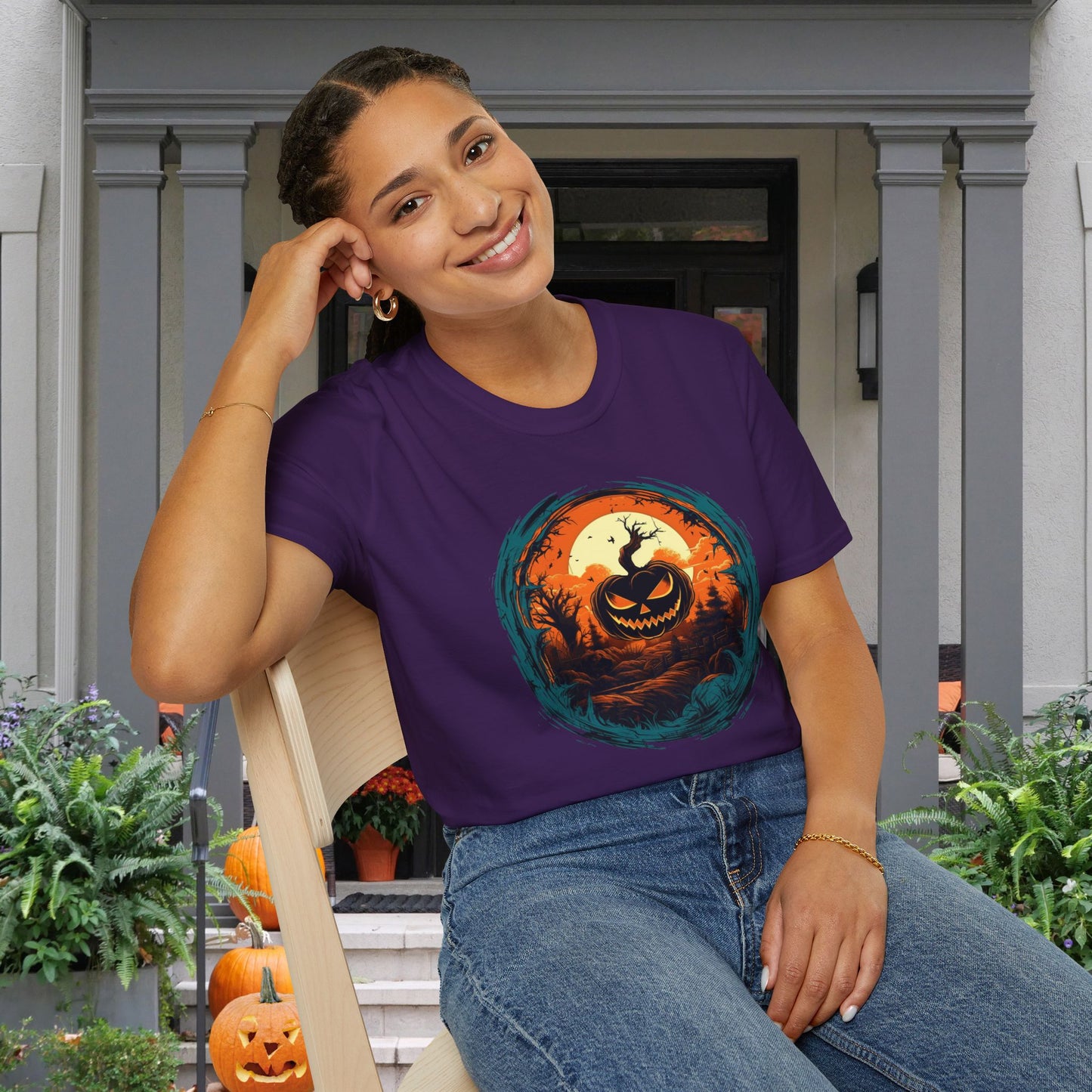 Midnight Carve Adult T-shirt