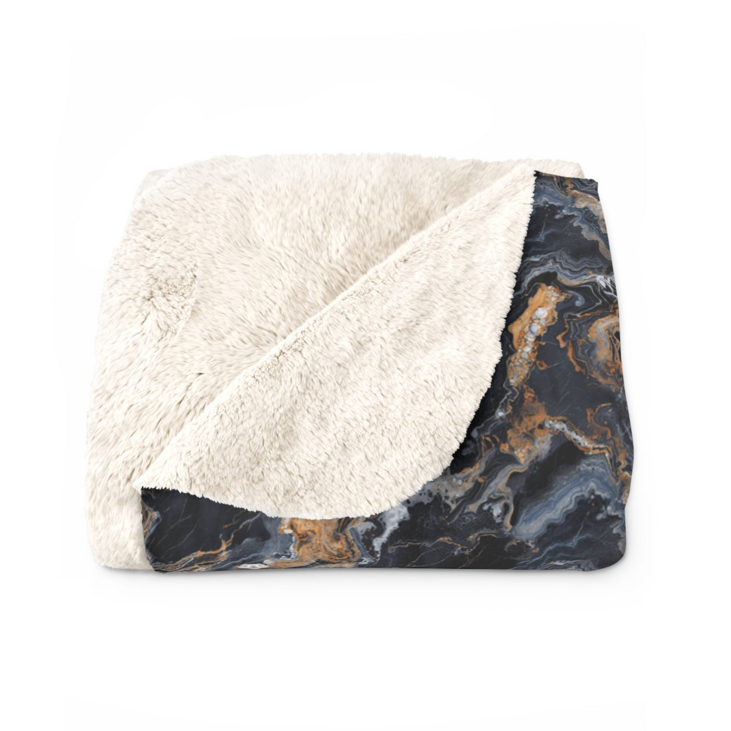 CoMoonspill Marble Fleece Blanket