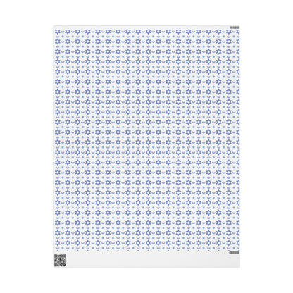 Menorah/Star of David 2 Hanukkah Wrapping Paper