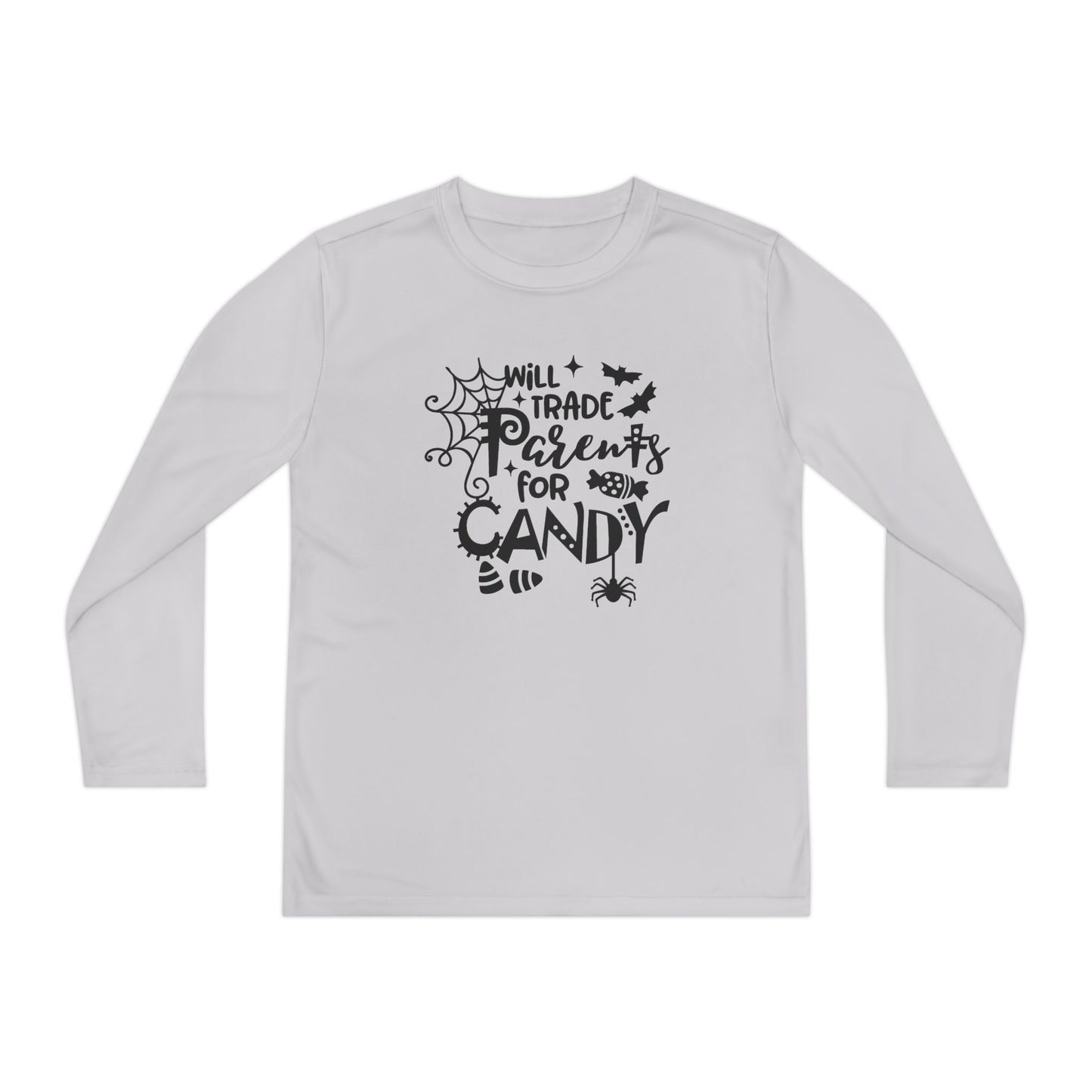 Will Trade Parents For Candy Youth Long Sleeve Tee
