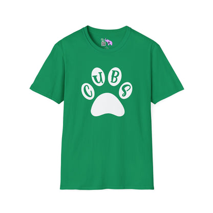 Brenham Cubs Paw Print Adult T-shirt