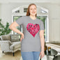 Hearts Within A Heart Adult Unisex Tshirt