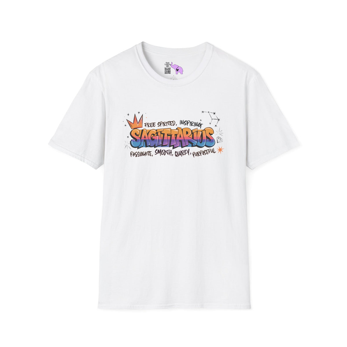 Sagittarius Street Art Adult T-shirt