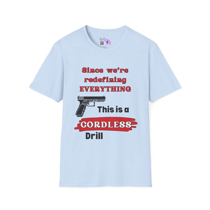 2A Redefining Gun as a Cordless Drill Adult T-shirt
